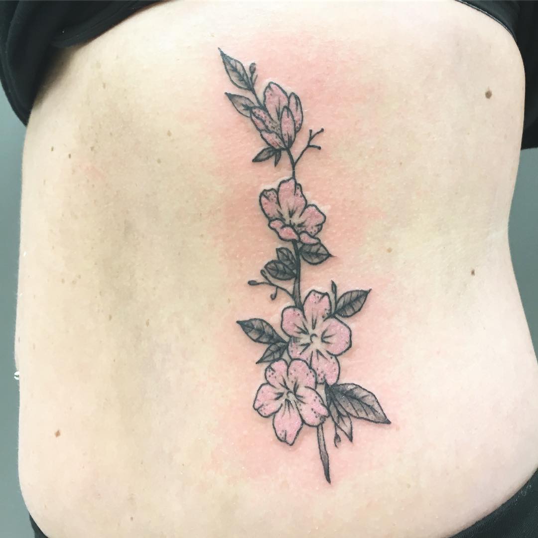 Ambear-Floral-Side-Tattoo