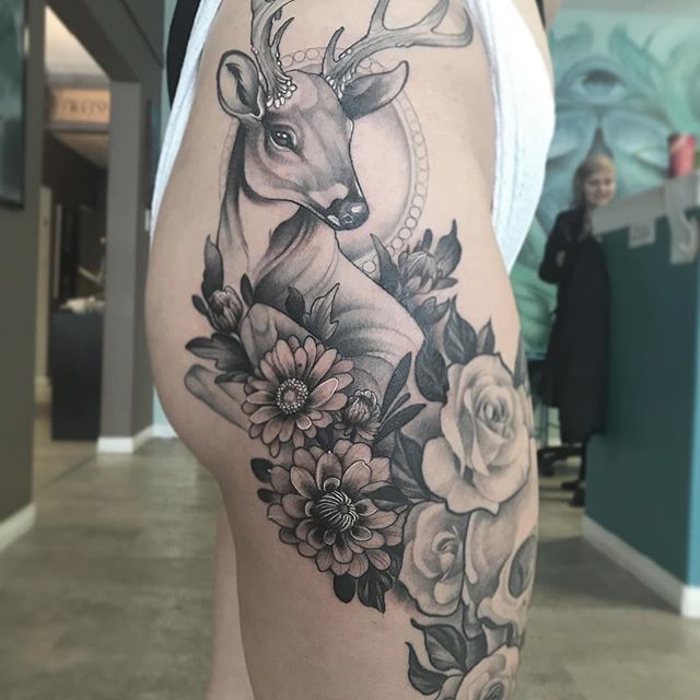 Autumn_Dancer-Deer-Floral-Tattoo