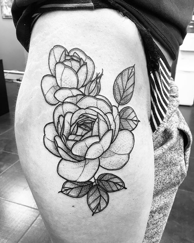 Bray_Del-Rose_Thigh_Tattoo