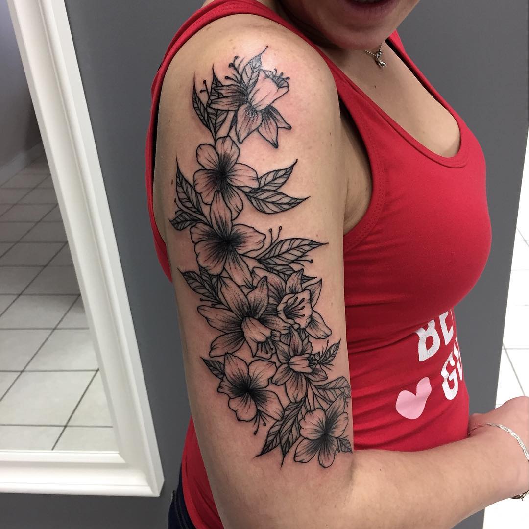 Danica_Xanthe-Daffodils_Arm_Tattoo