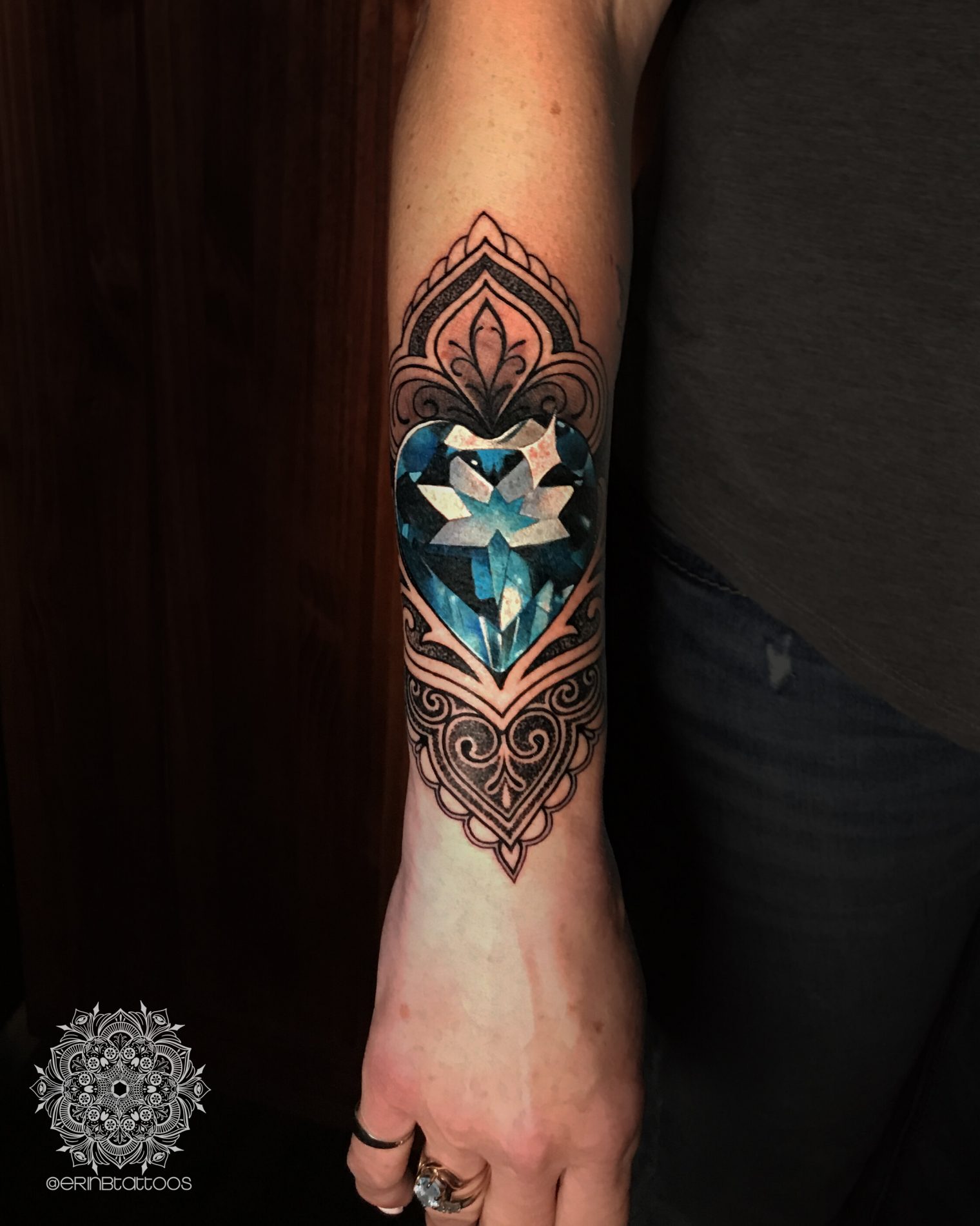 Erin_Belley-Jewel-Forearm-Colour-Tattoo