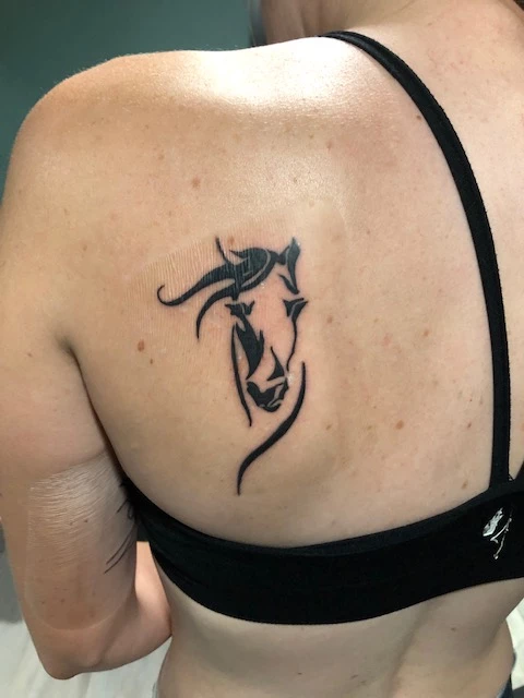 Greg_Linton-B&W_Horse_Tattoo