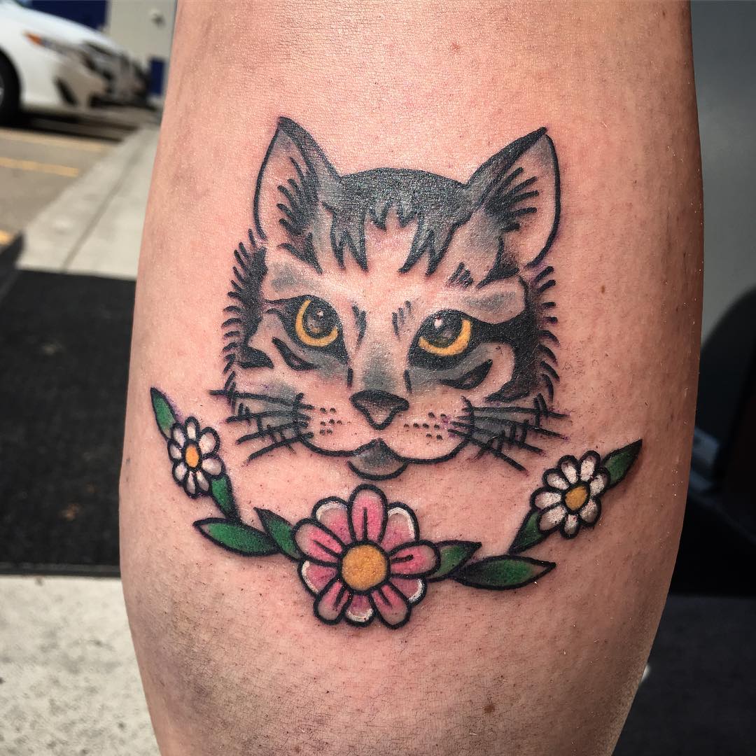 Jon_Moretta-Cat_Floral_Tattoo