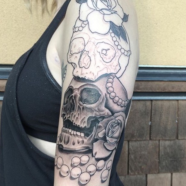 Damian_Robertson-Skull-Tattoo