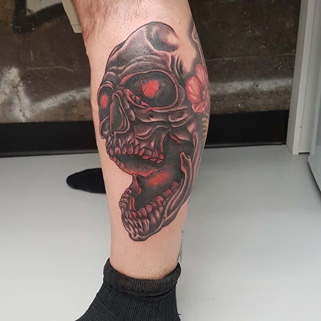 Derrick_Young-Skull-Tattoo