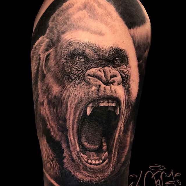 Francisco_Ordonez-Gorilla-Tattoo