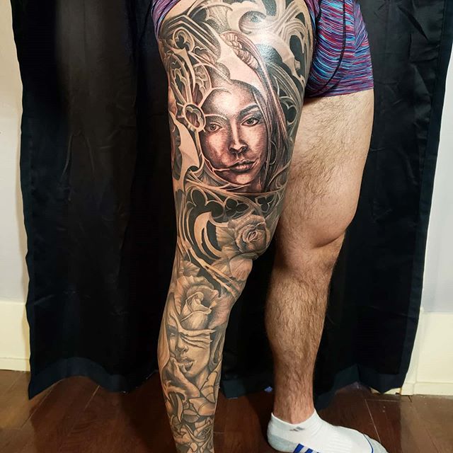 Josh_Lamoureux-Full-Leg-Piece-Tattoo