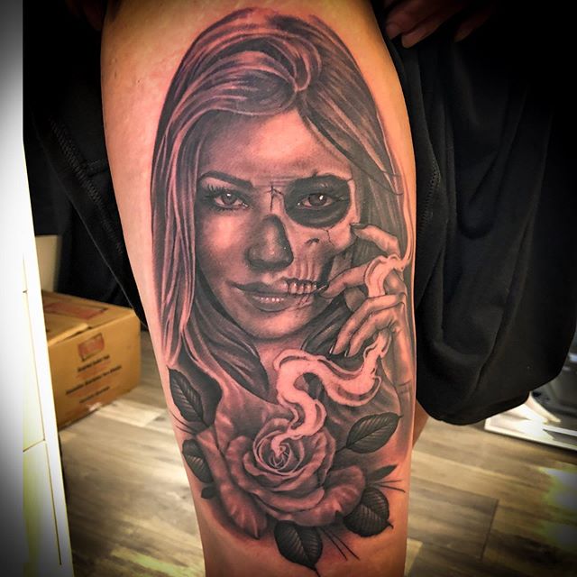 Nathan_Harker-Sugar-Skull-Tattoo