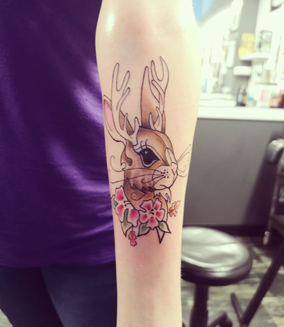 Oralie_George-Jackalope_Tattoo