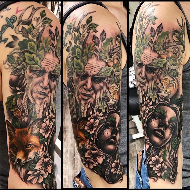 Whitney_Thompson-Green-Man-and-Lady-Tattoo